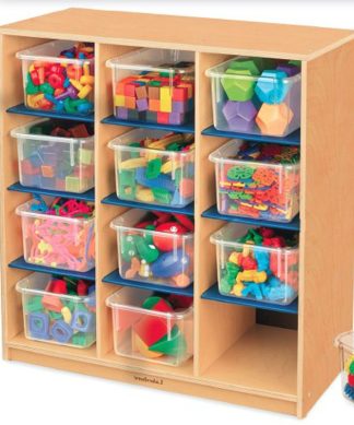 CLASSIC BIRCH 12 CUBBY STORAGE UNIT